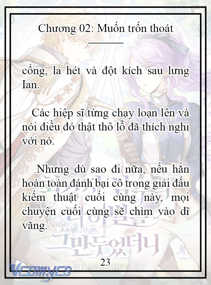 [Novel] Tôi Không Còn Là Đối Thủ Của Nam Chính Chap 2 - Trang 2