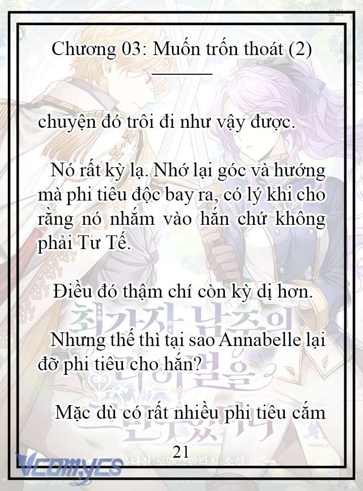 [Novel] Tôi Không Còn Là Đối Thủ Của Nam Chính Chap 3 - Trang 2