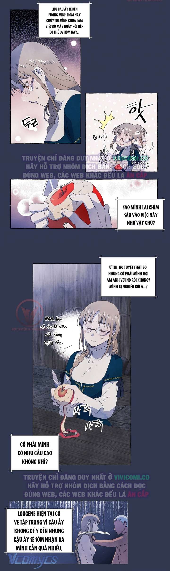 [18+] Chàng Sói Ngốc Và Nàng Thủ Thư Chapter 10 - Trang 3