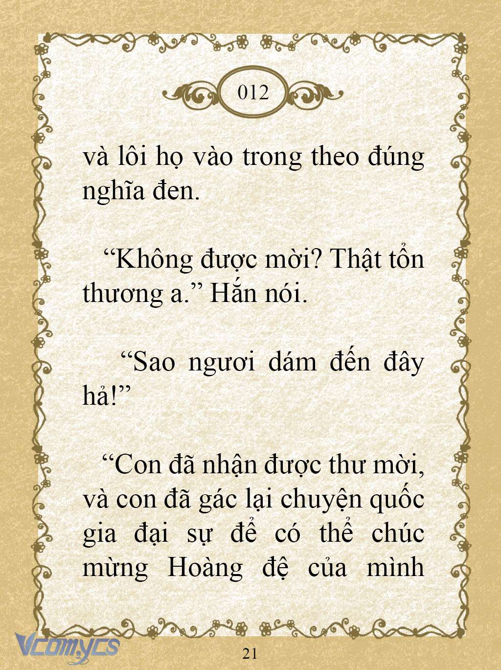 [Novel] Kẻ Phản Diện Được Định Phải Chết Chap 12 - Trang 2