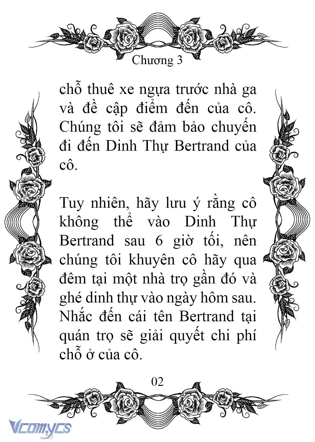 [Novel] Chào Mừng Đến Với Dinh Thự Hoa Hồng Chap 3 - Trang 2