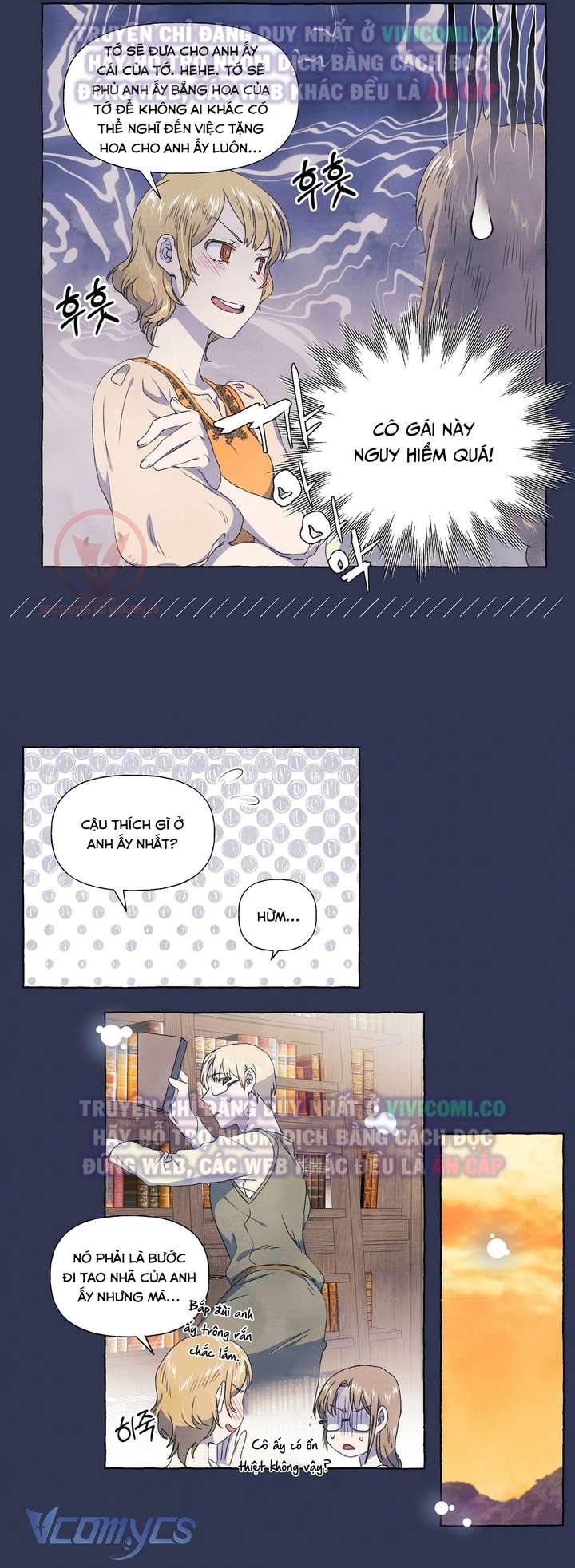 [18+] Chàng Sói Ngốc Và Nàng Thủ Thư Chap 31 - Trang 2