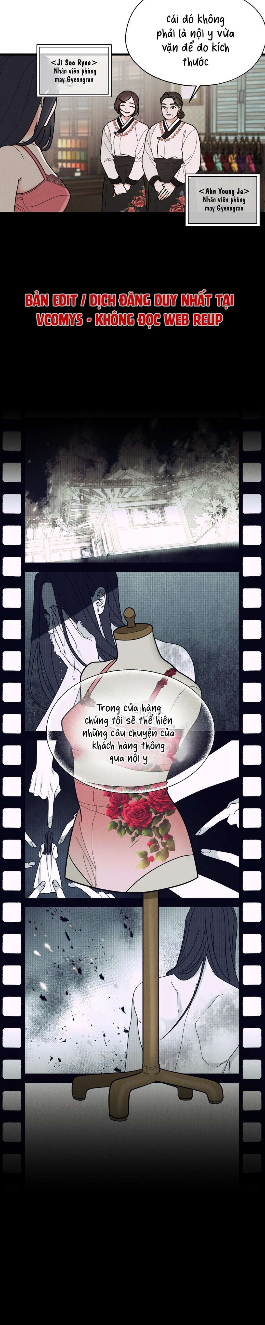 [ 18+ ] Phòng may nội y Gyeongran Chap 1 - Trang 2