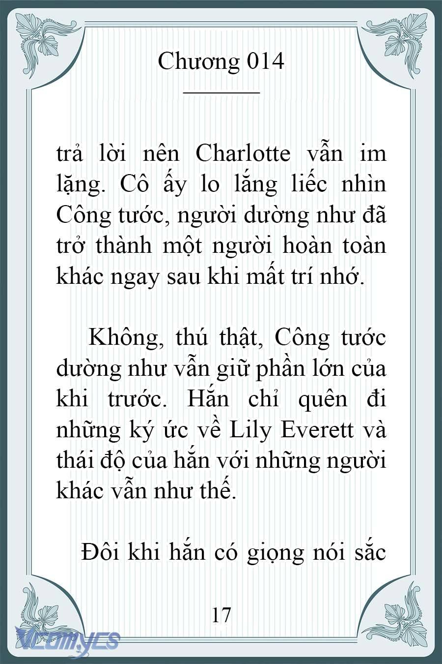[Novel] Người Chồng Ghét Tôi Đã Mất Trí Nhớ Chap 14 - Trang 2