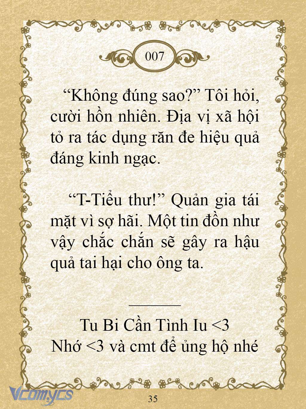 [Novel] Kẻ Phản Diện Được Định Phải Chết Chap 7 - Trang 2