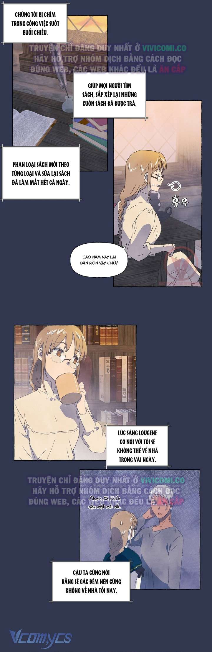 [18+] Chàng Sói Ngốc Và Nàng Thủ Thư Chapter 6 - Trang 3