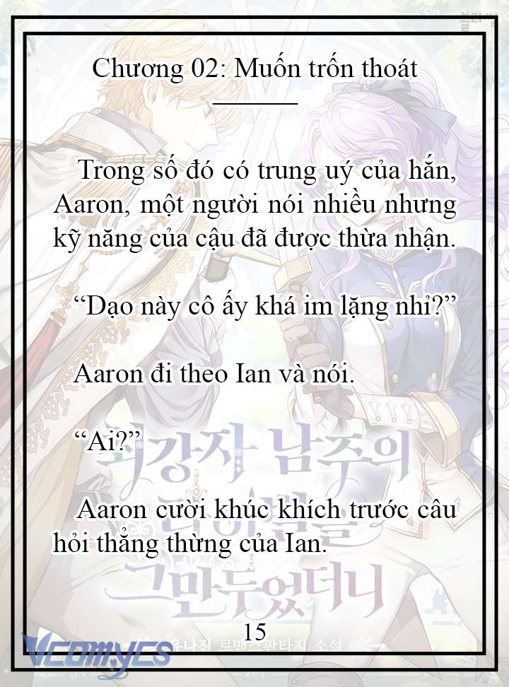 [Novel] Tôi Không Còn Là Đối Thủ Của Nam Chính Chap 2 - Trang 2