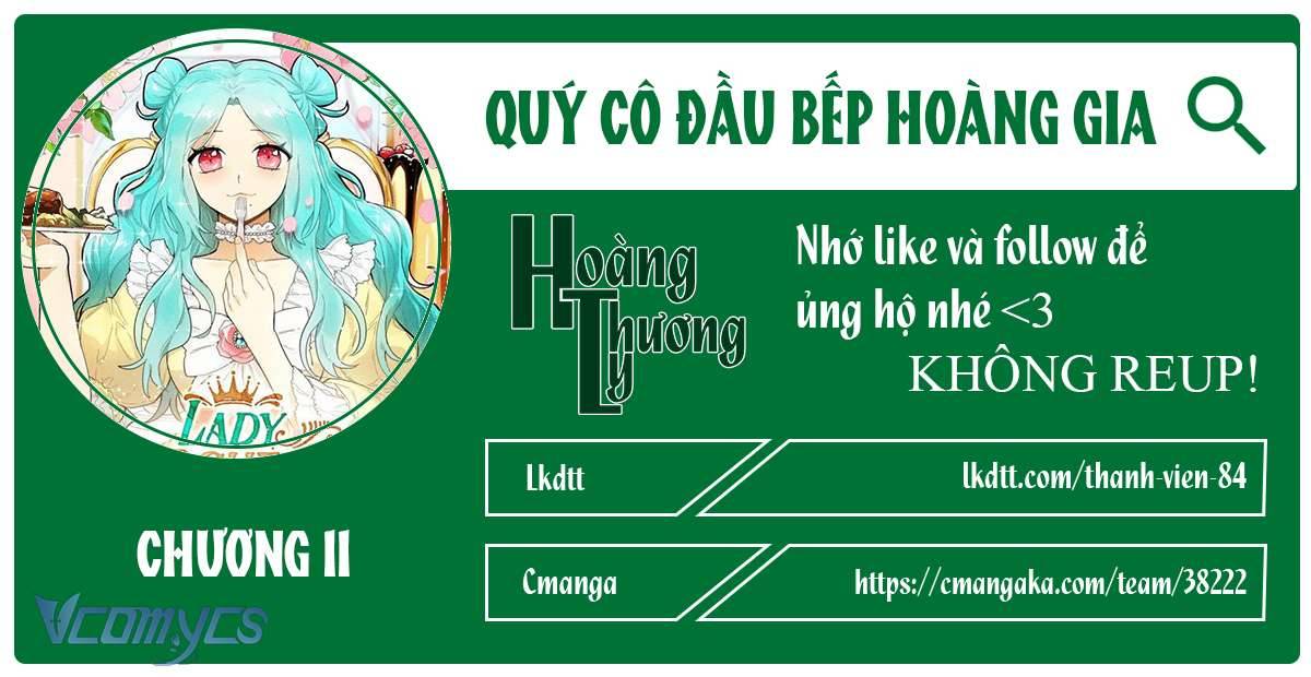 Quý Cô Đầu Bếp Hoàng Gia Chap 11 - Next Chap 12
