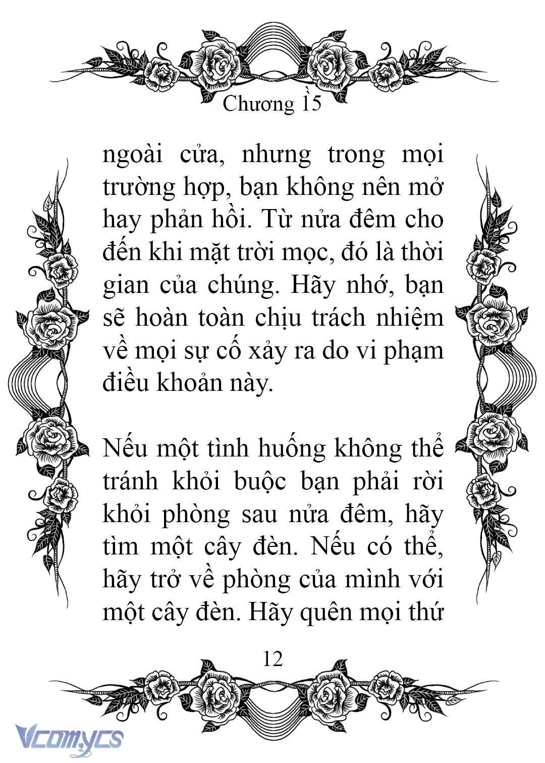 [Novel] Chào Mừng Đến Với Dinh Thự Hoa Hồng Chap 15 - Trang 2