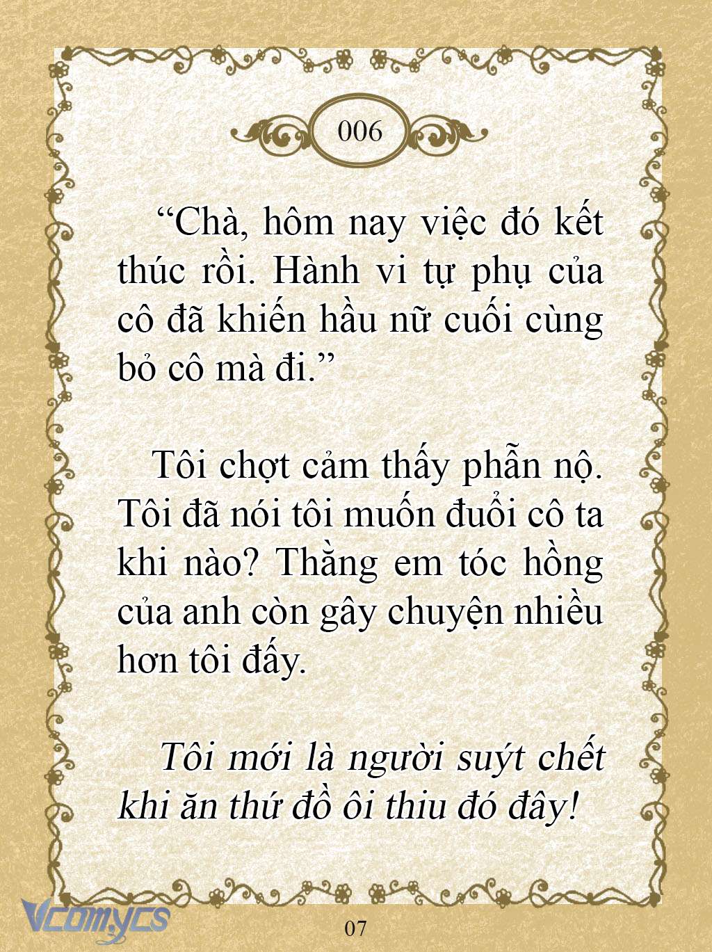 [Novel] Kẻ Phản Diện Được Định Phải Chết Chap 6 - Trang 2