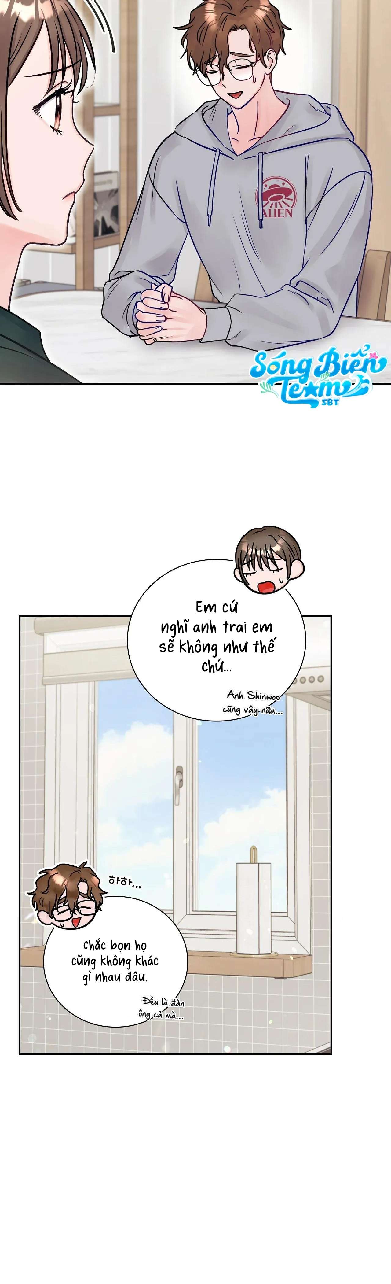 [ 18+ ] Người bạn nguy hiểm của anh trai Chap 19 - Trang 2