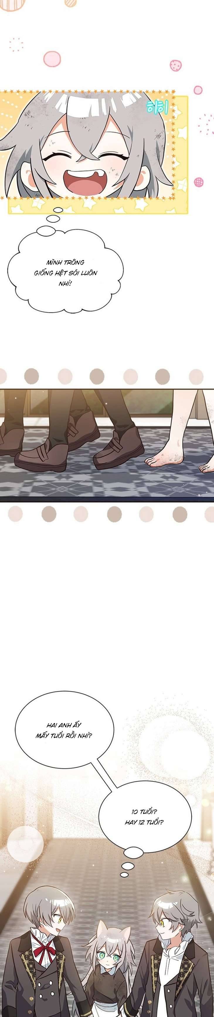 Mèo con được gia tộc sói nhận nuôi? Chapter 2 - Trang 3