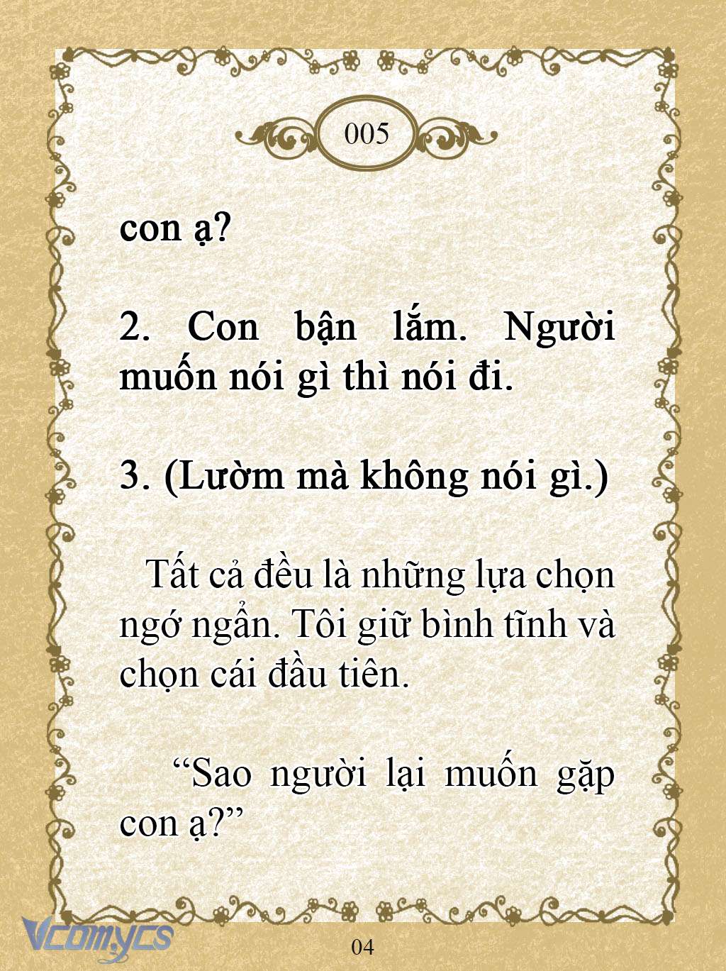 [Novel] Kẻ Phản Diện Được Định Phải Chết Chap 5 - Trang 2