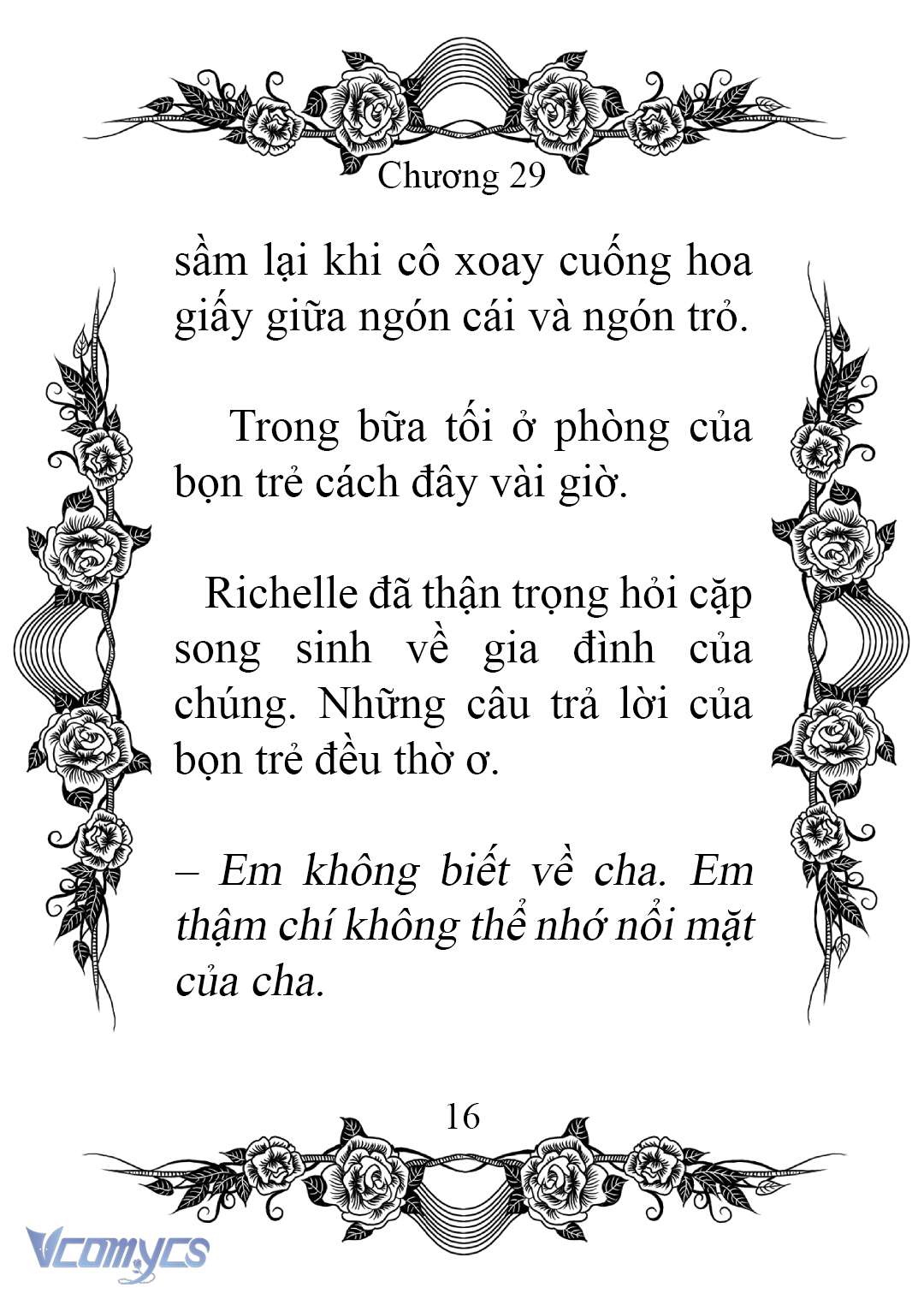 [Novel] Chào Mừng Đến Với Dinh Thự Hoa Hồng Chap 29 - Next Chap 30