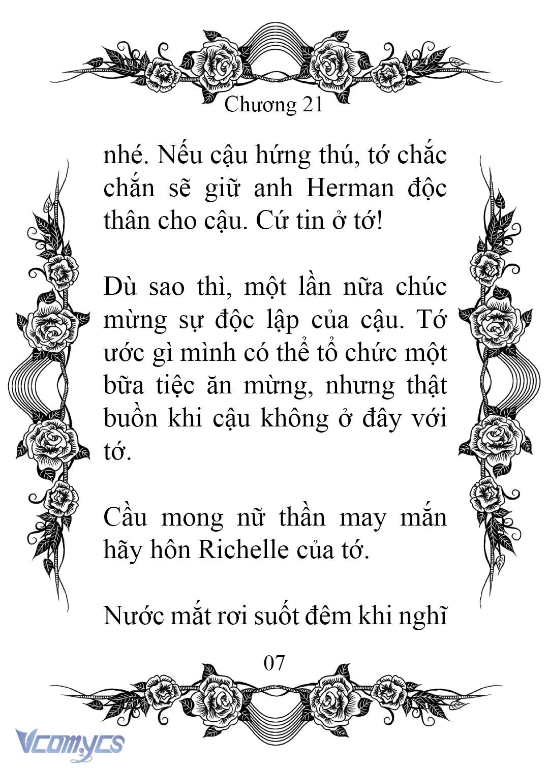 [Novel] Chào Mừng Đến Với Dinh Thự Hoa Hồng Chap 21 - Trang 2