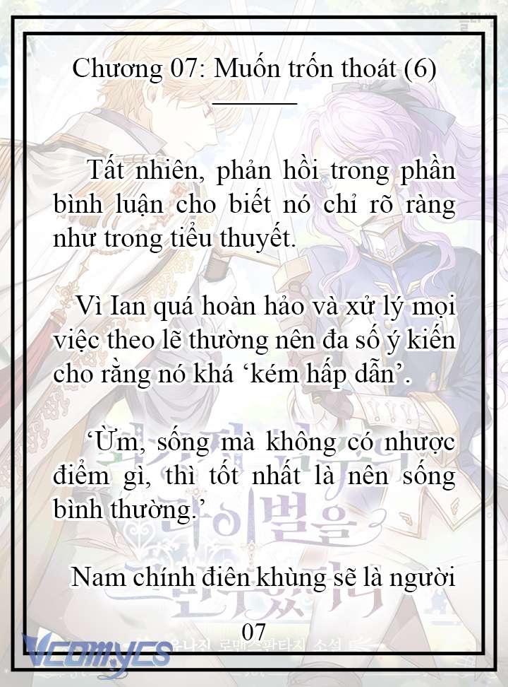 [Novel] Tôi Không Còn Là Đối Thủ Của Nam Chính Chap 7 - Trang 2