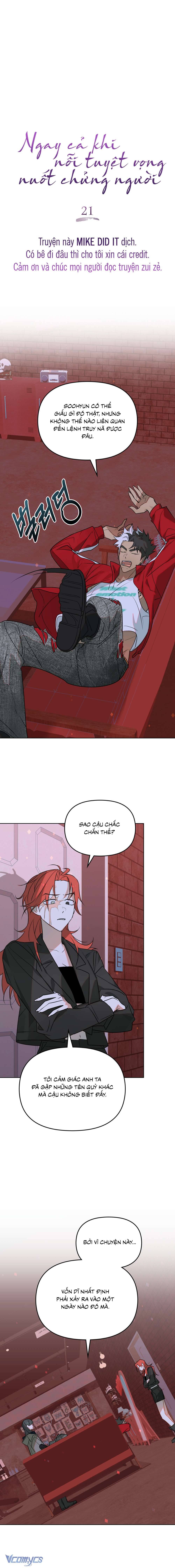 Ngay Cả Khi Nỗi Tuyệt Vọng Nuốt Chửng Người Chap 21 - Next Chap 22