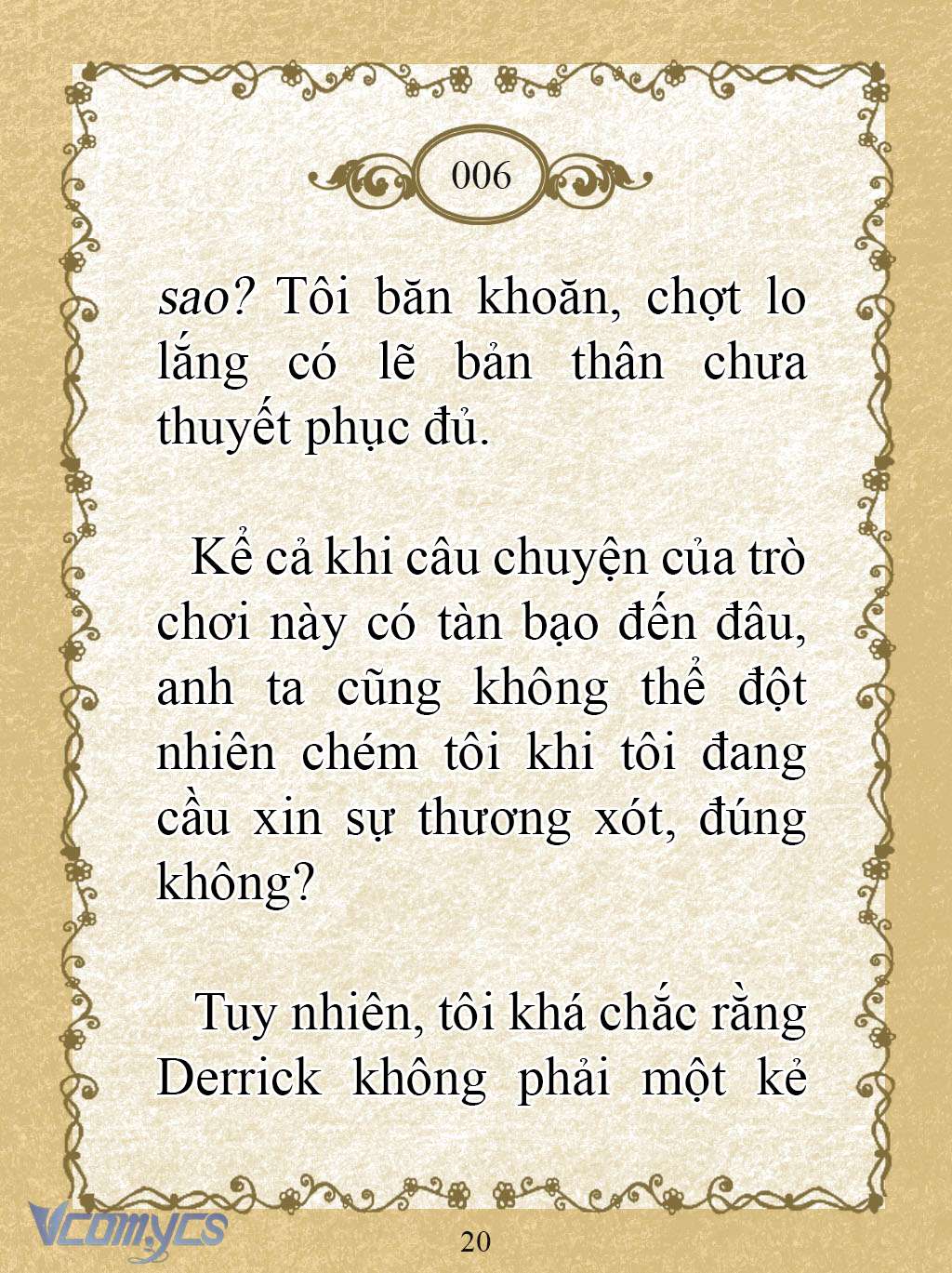 [Novel] Kẻ Phản Diện Được Định Phải Chết Chap 6 - Trang 2