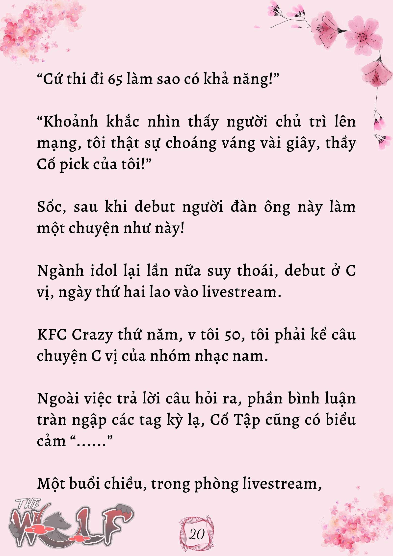 Xuyên Không Vào Nhóm Nhạc Nam 200 Người Chap 26 - Next Chap 27