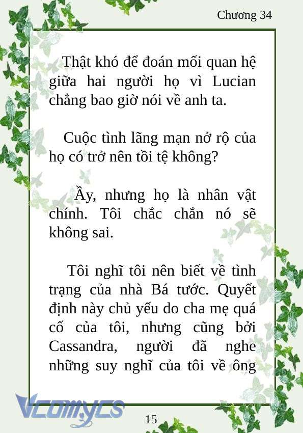 [Novel] Trở Thành Em Gái Của Nam Chính Tiểu Thuyết Đam Mỹ Chap 34 - Trang 2