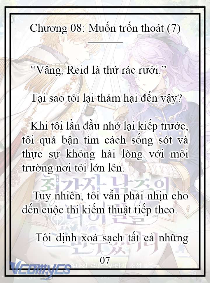 [Novel] Tôi Không Còn Là Đối Thủ Của Nam Chính Chap 8 - Trang 2