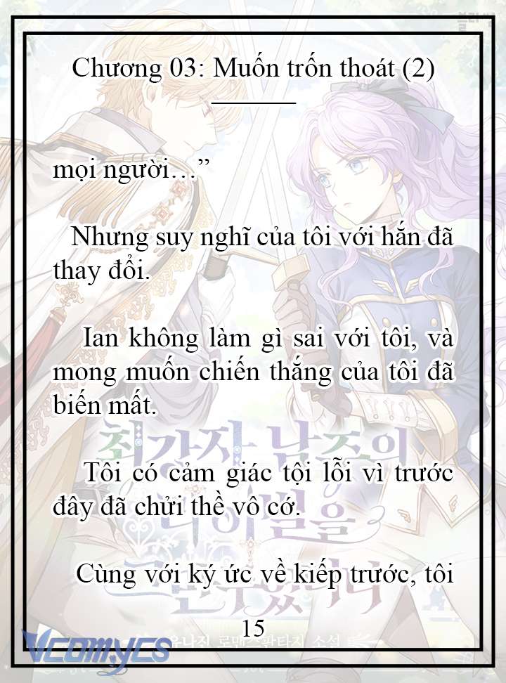 [Novel] Tôi Không Còn Là Đối Thủ Của Nam Chính Chap 3 - Trang 2