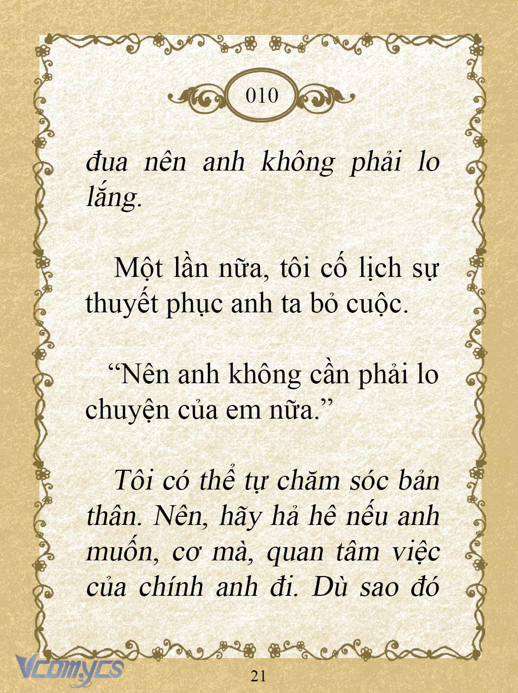 [Novel] Kẻ Phản Diện Được Định Phải Chết Chap 10 - Trang 2