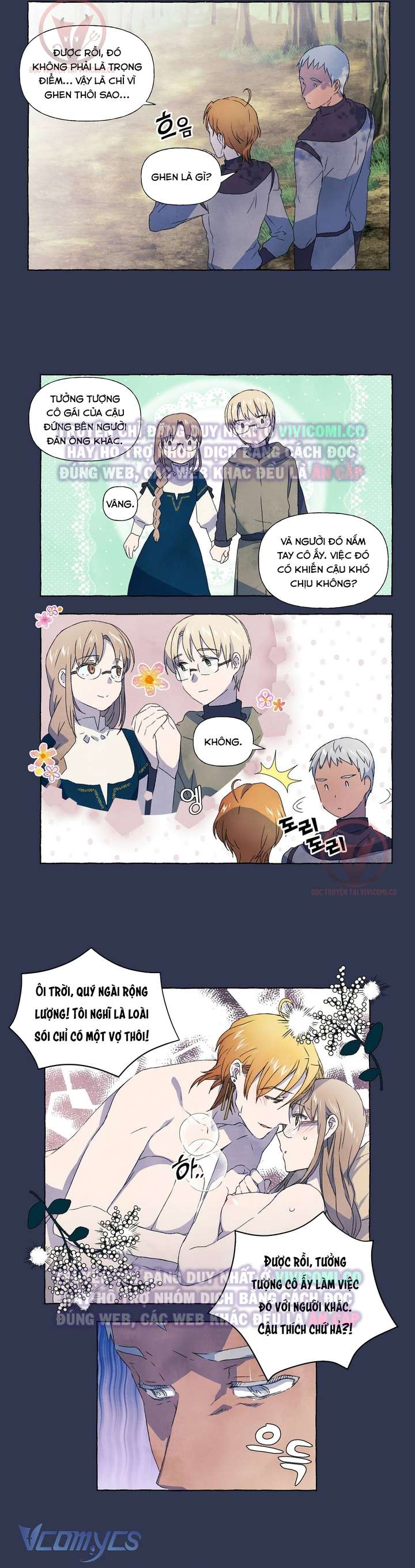 [18+] Chàng Sói Ngốc Và Nàng Thủ Thư Chapter 10 - Trang 3