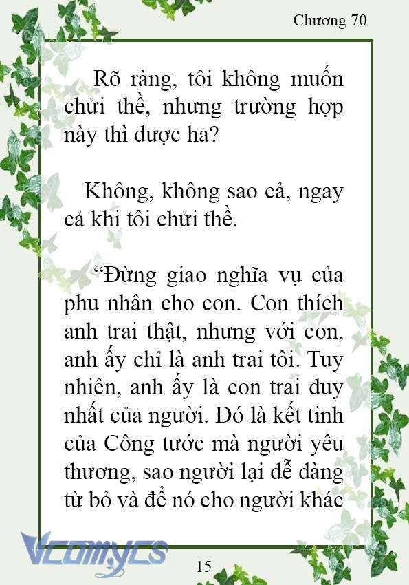 [Novel] Trở Thành Em Gái Của Nam Chính Tiểu Thuyết Đam Mỹ Chap 70 - Trang 2