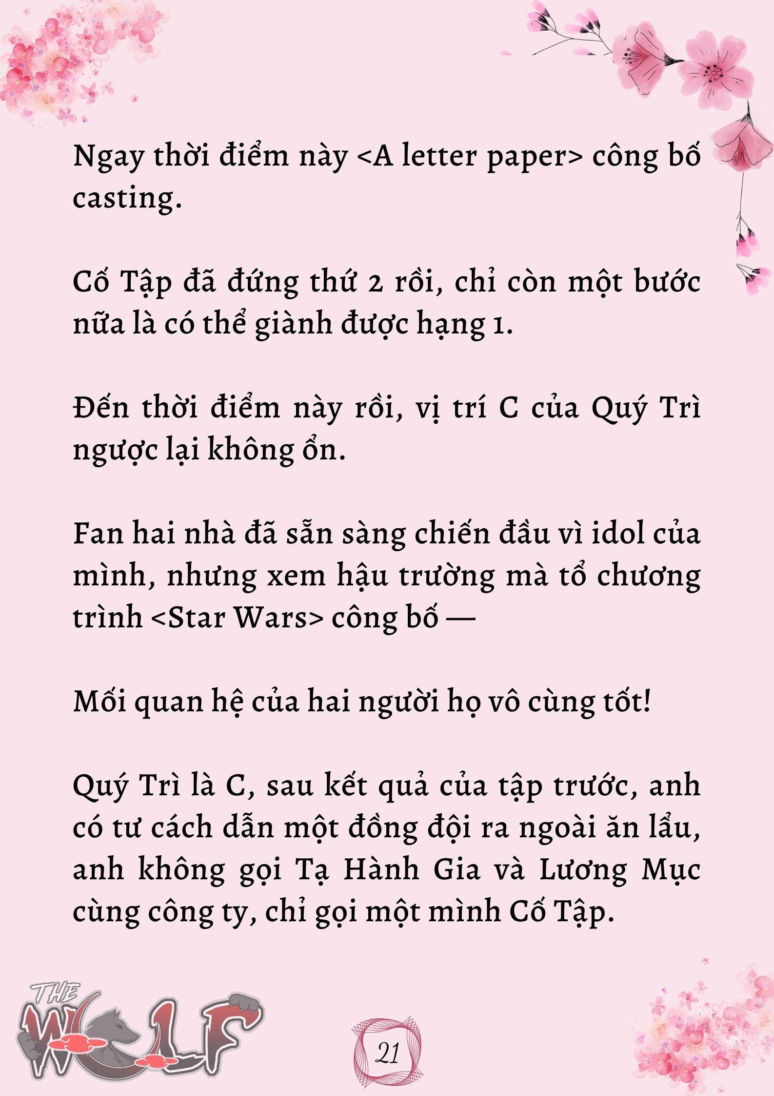 Xuyên Không Vào Nhóm Nhạc Nam 200 Người Chap 24 - Next Chap 25