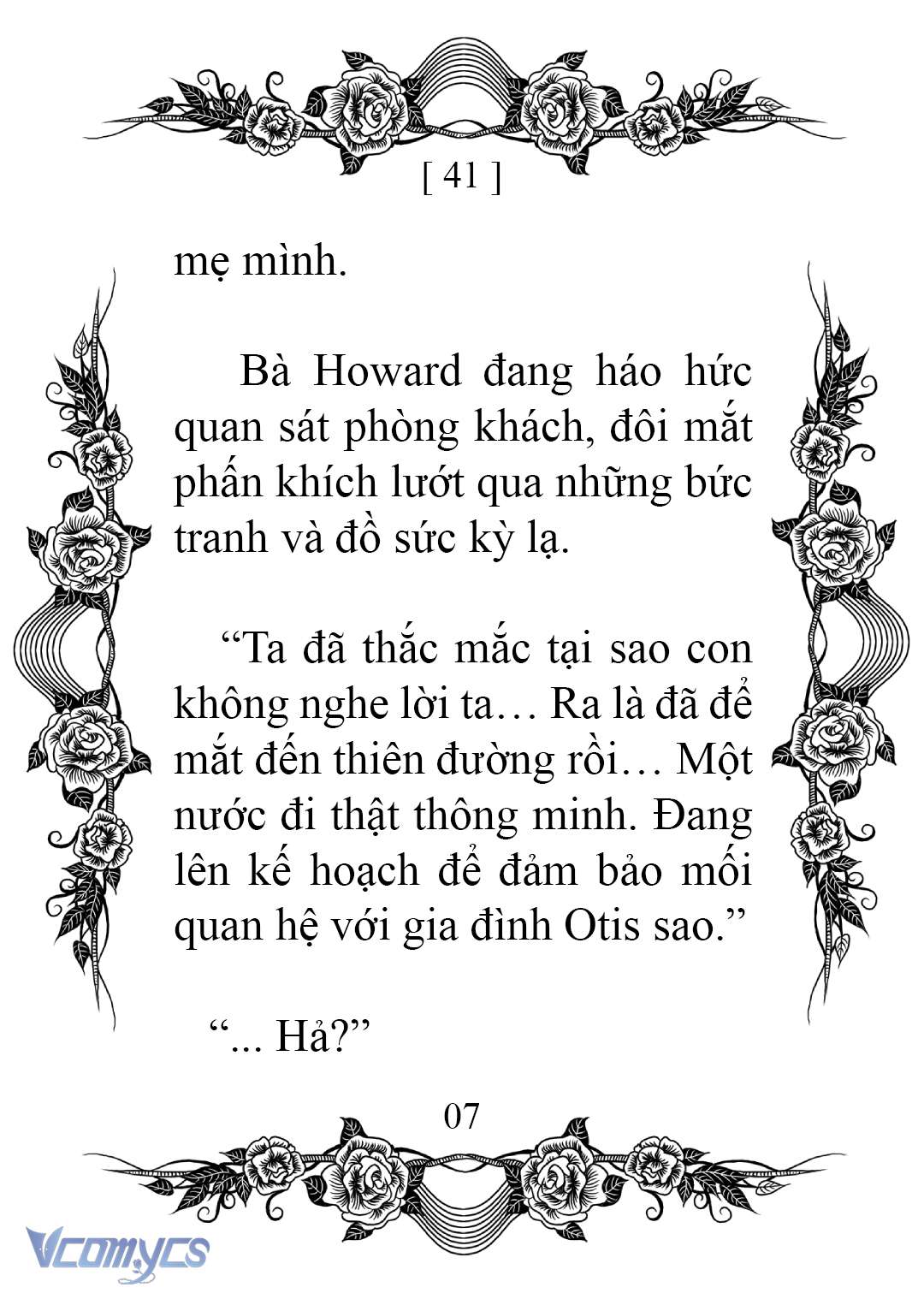 [Novel] Chào Mừng Đến Với Dinh Thự Hoa Hồng Chap 41 - Trang 2