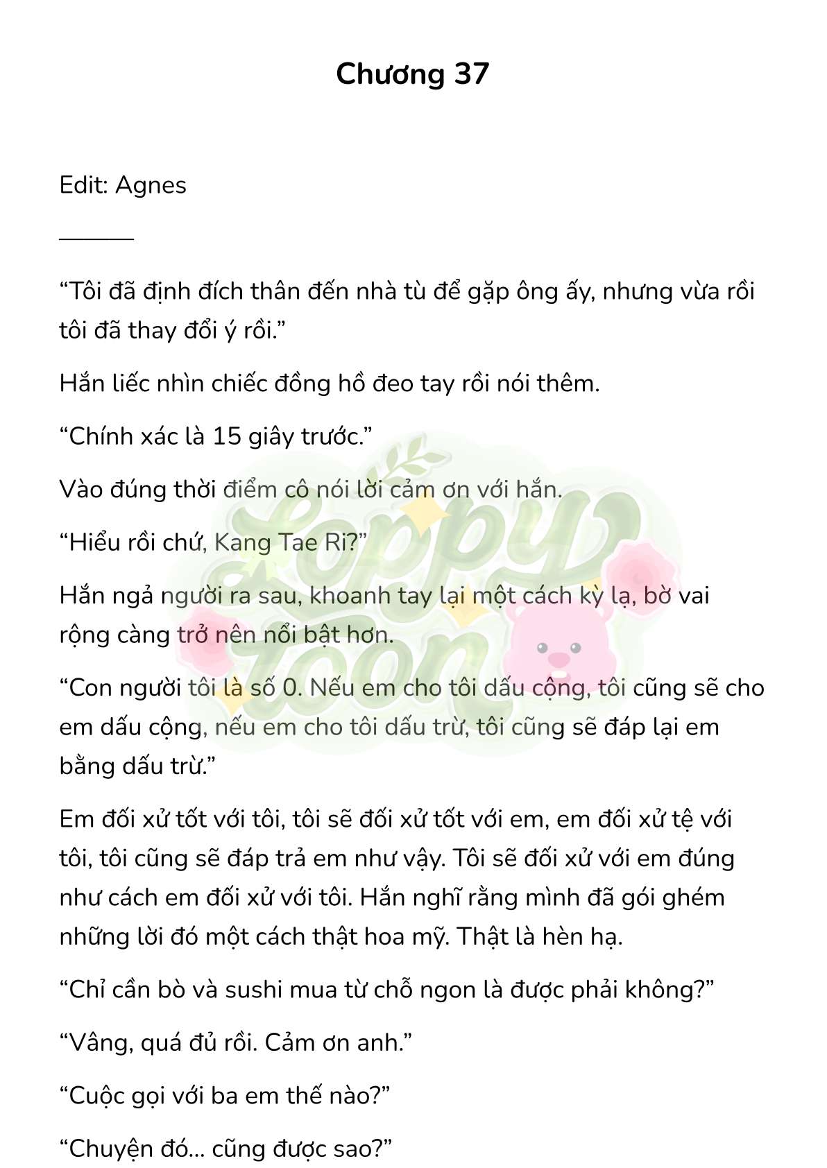 [Novel] Gửi Kẻ Xa Lạ Phản Bội Đạo Đức Chap 37 - Trang 2