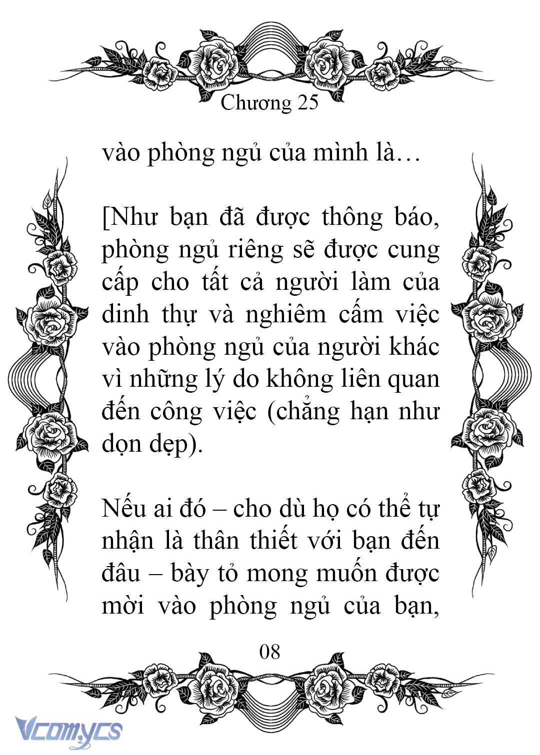 [Novel] Chào Mừng Đến Với Dinh Thự Hoa Hồng Chap 25 - Trang 2