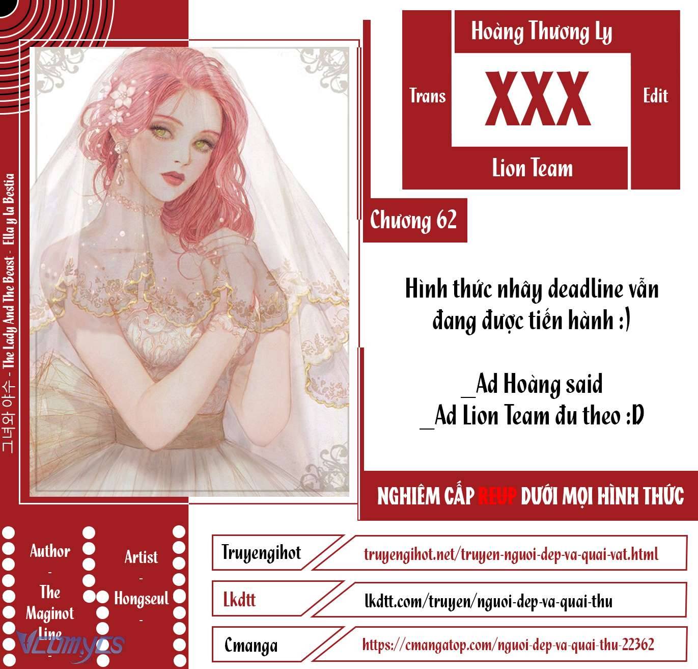Người Đẹp Và Quái Thú Chap 62 - Next Chap 63