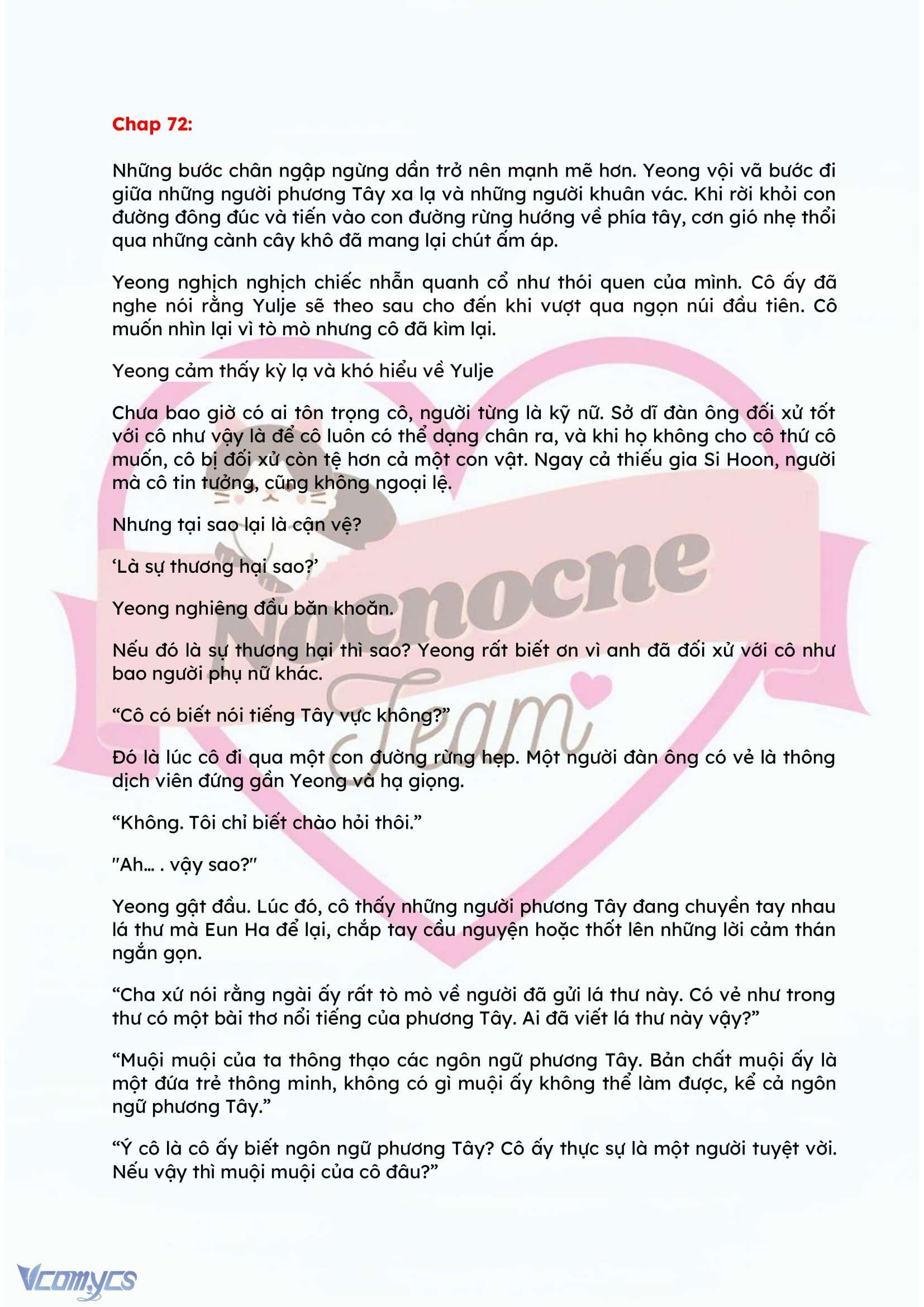 [NOVEL] ĐÊM HỖN LOẠN Chap 72 - Next Chap 73