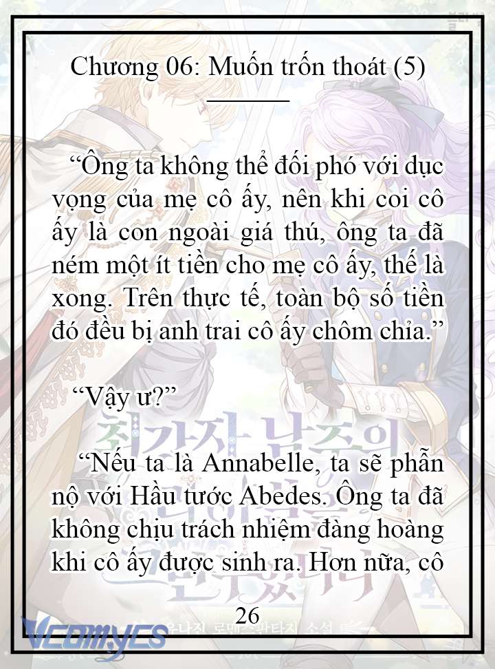 [Novel] Tôi Không Còn Là Đối Thủ Của Nam Chính Chap 6 - Trang 2