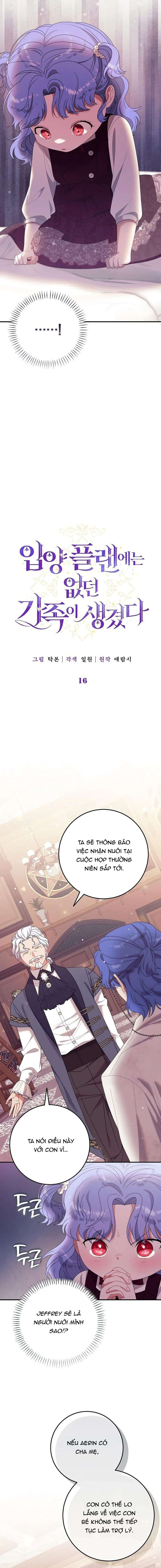 Tôi đã có một gia đình mới mà trước đó không nằm trong kế hoạch nhận nuôi. Chapter 16 - Next Chap 17