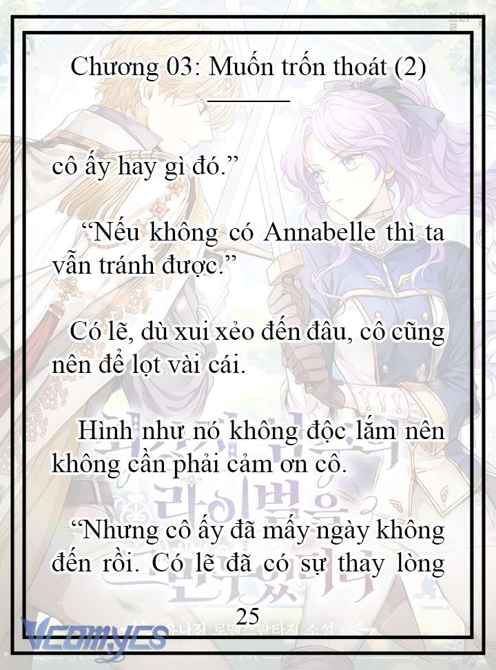 [Novel] Tôi Không Còn Là Đối Thủ Của Nam Chính Chap 3 - Trang 2