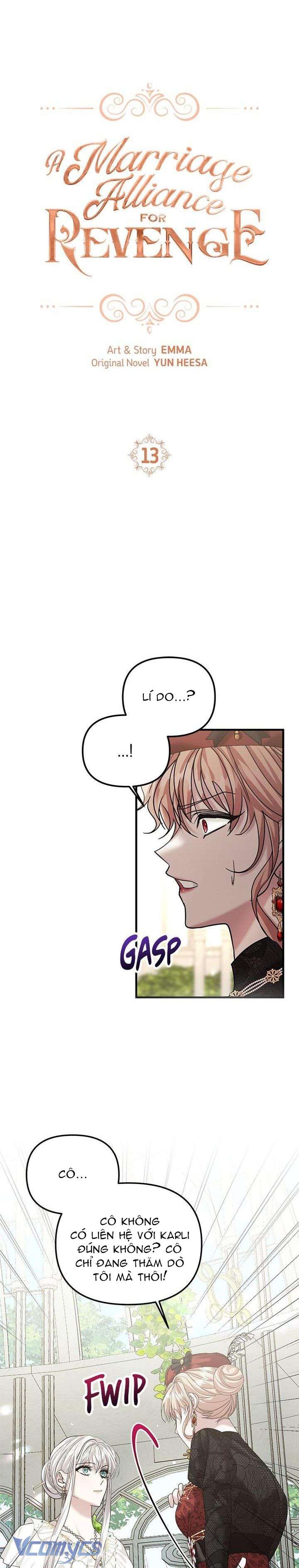 Hôn Nhân Liên Minh Để Trả Thù Chap 13 - Trang 2