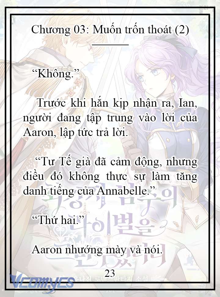 [Novel] Tôi Không Còn Là Đối Thủ Của Nam Chính Chap 3 - Trang 2