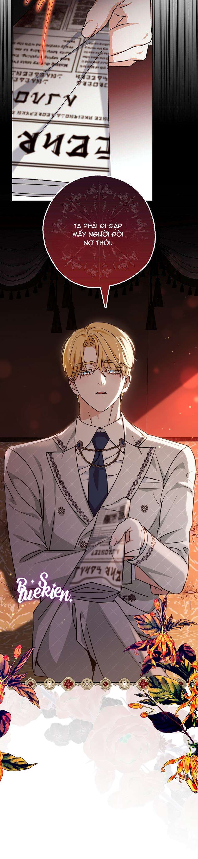 Vị Hôn Phu Phản Diện Cản Trở Con Đường Hoa Của Tôi Chap 4 - Trang 4