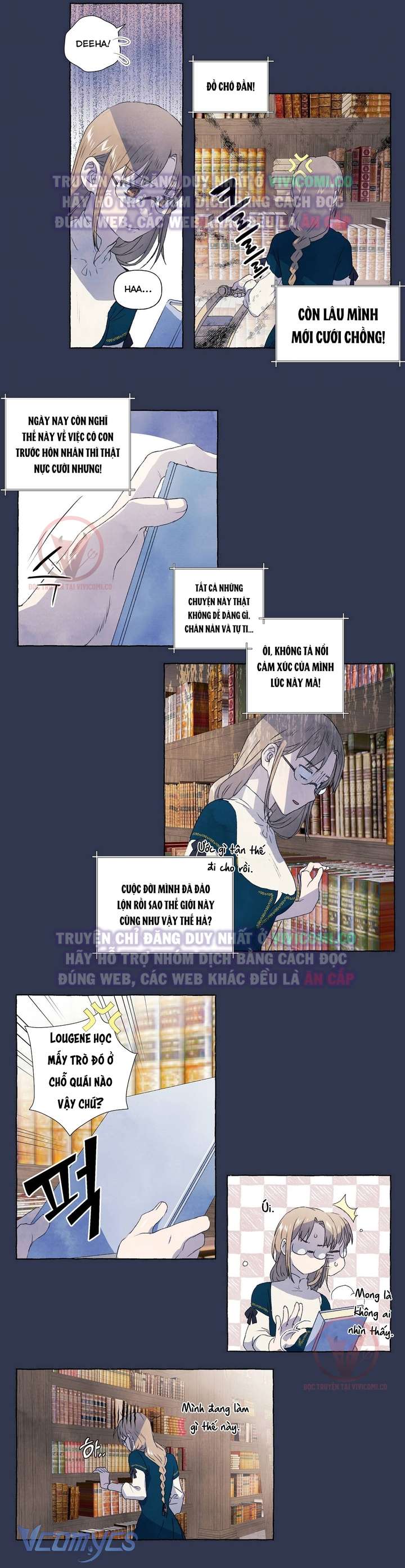 [18+] Chàng Sói Ngốc Và Nàng Thủ Thư Chapter 13 - Trang 3