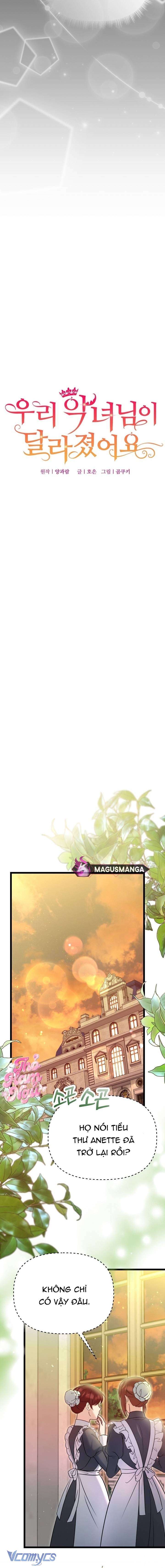 Nữ Phản Diện Đã Thay Đổi Chap 13 - Trang 2