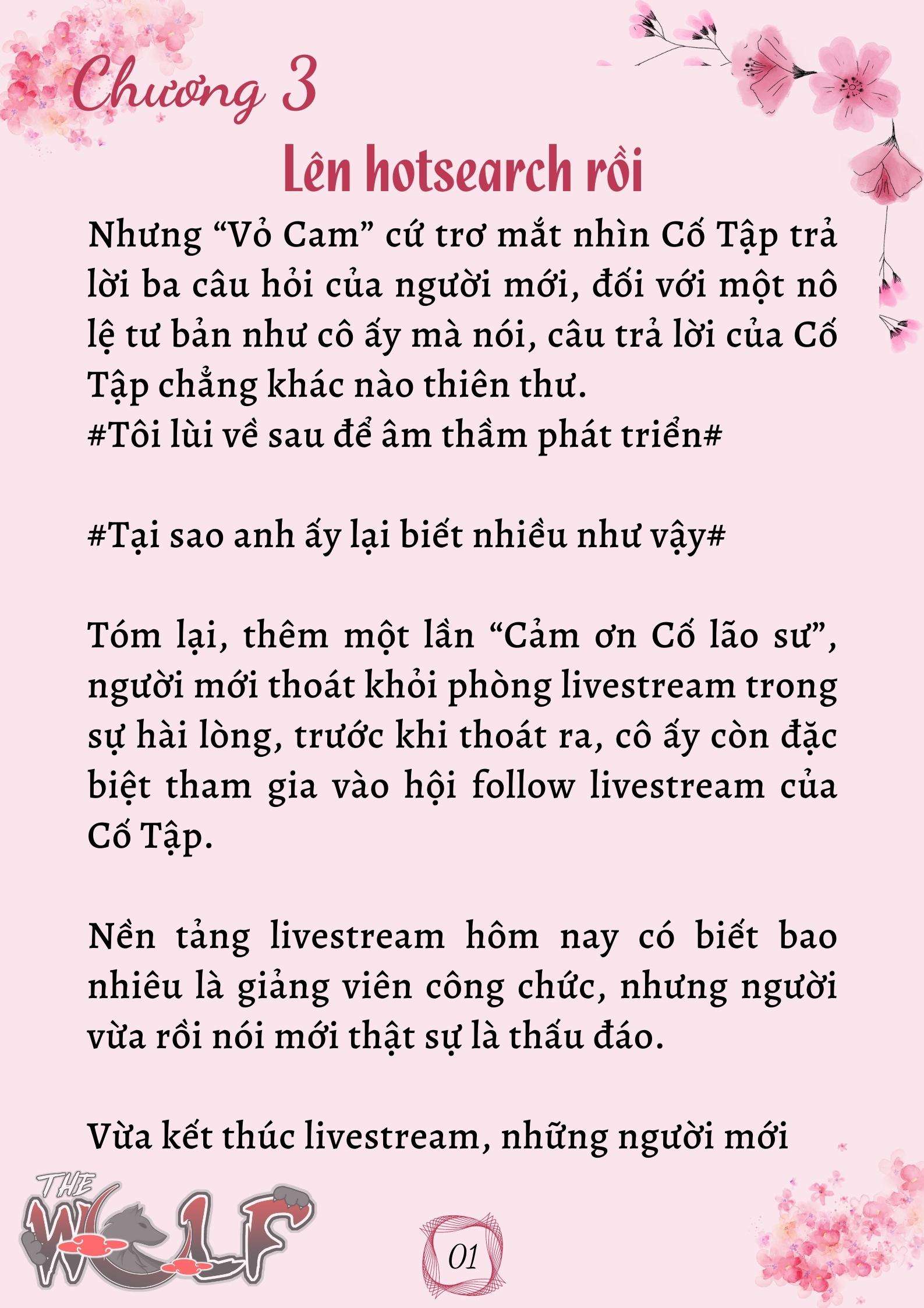 Xuyên Không Vào Nhóm Nhạc Nam 200 Người Chap 3 - Next Chap 4