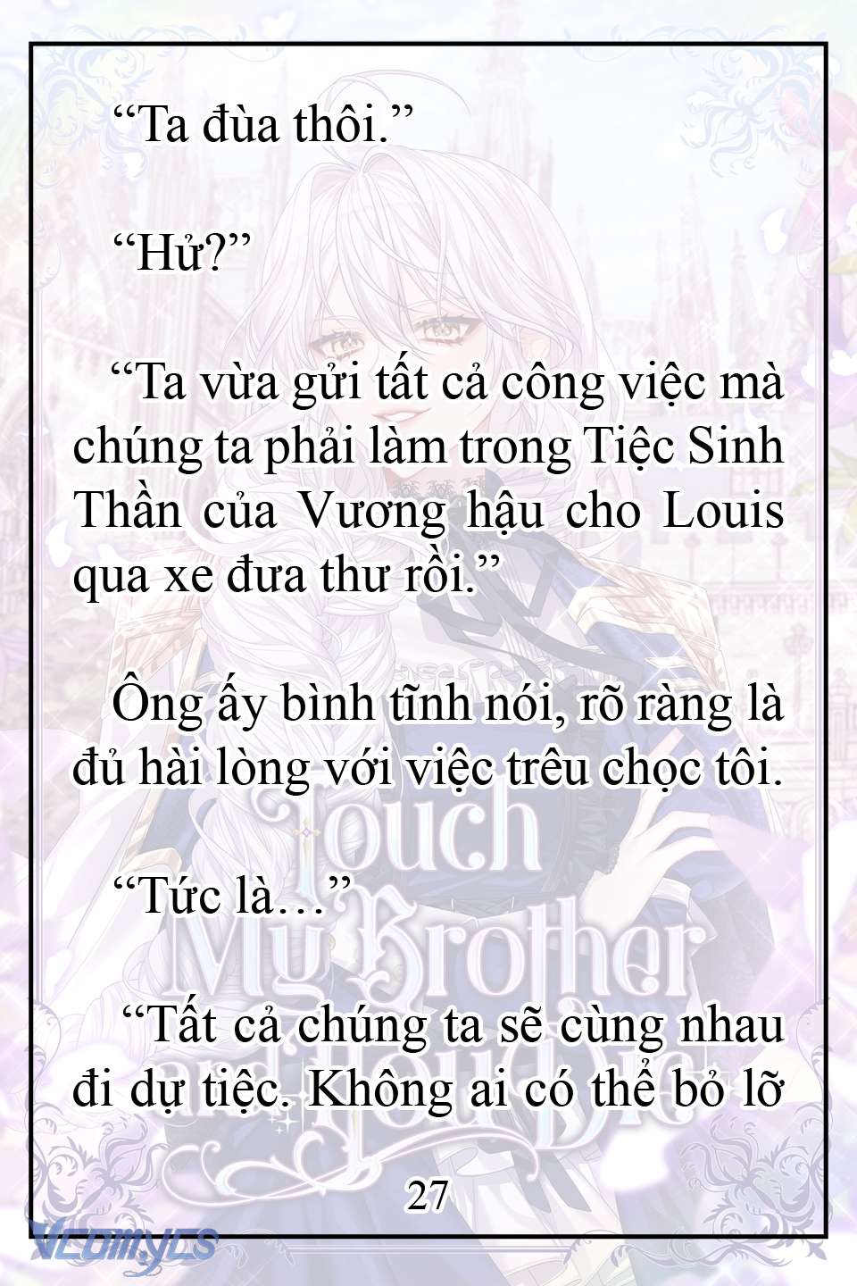 [Novel] Động Vào Em Trai Tôi Xem, Các Người Chết Chắc Chap 15 - Trang 2