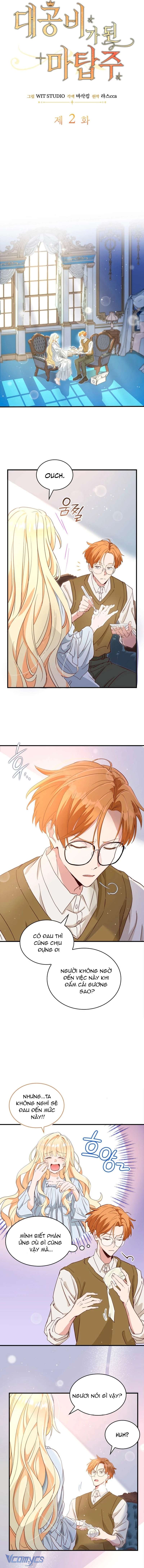 Chủ Nhân Ma Tháp Bỗng Trở Thành Công Tước Phu Nhân Chap 2 - Next Chap 3