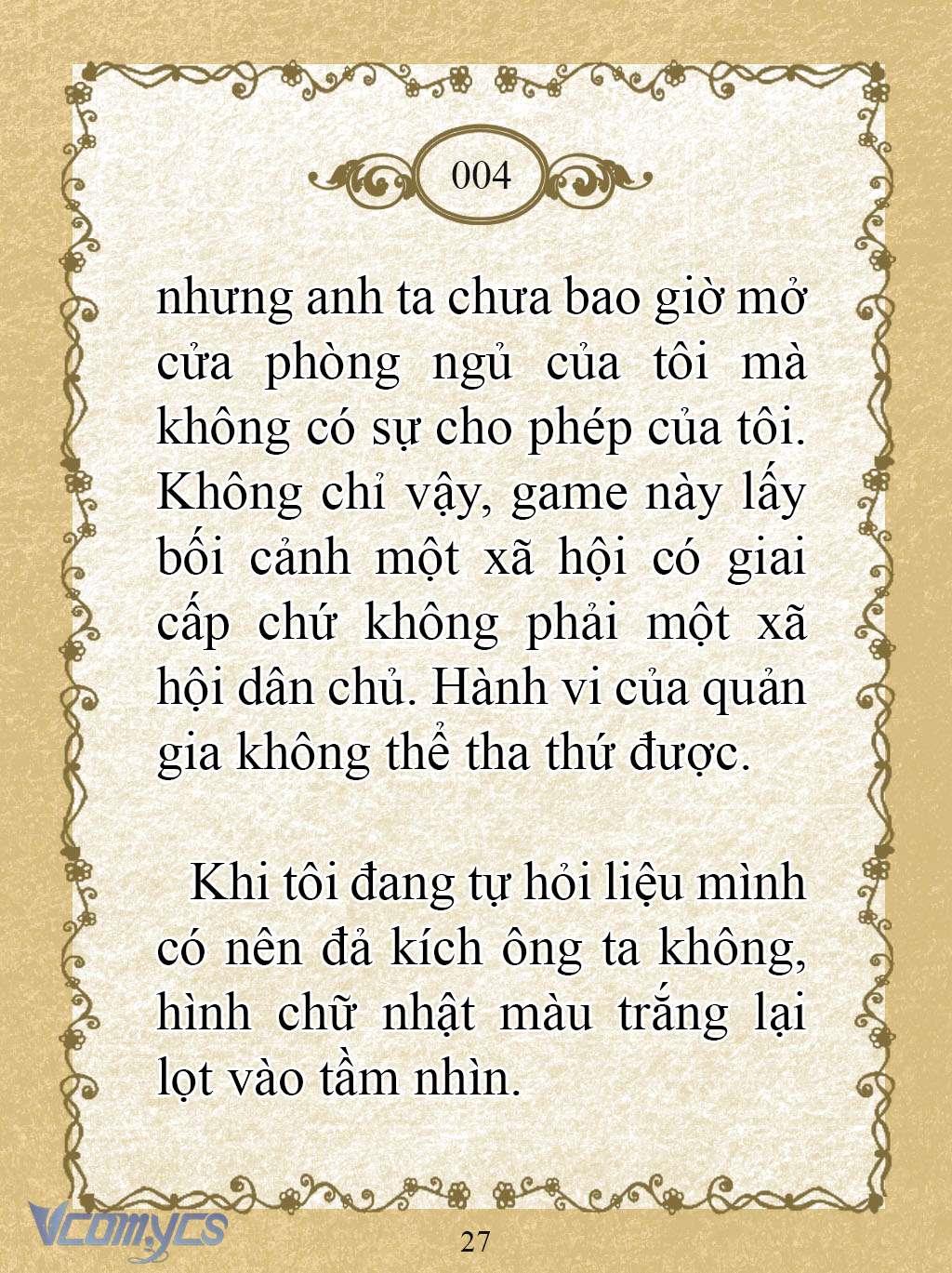 [Novel] Kẻ Phản Diện Được Định Phải Chết Chap 4 - Trang 2