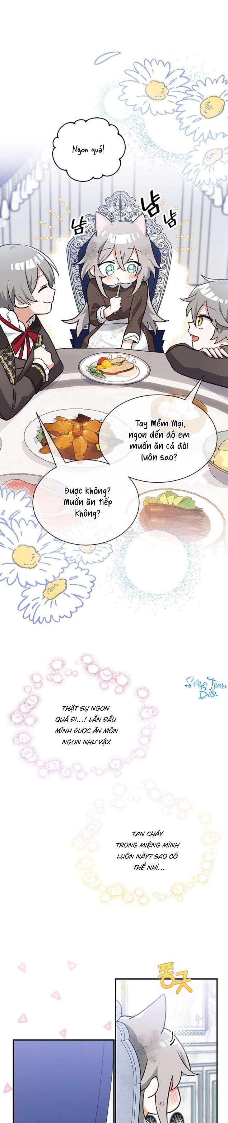 Mèo con được gia tộc sói nhận nuôi? Chapter 2 - Trang 3