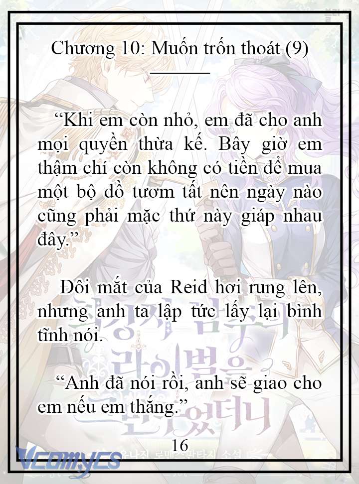 [Novel] Tôi Không Còn Là Đối Thủ Của Nam Chính Chap 10 - Trang 2