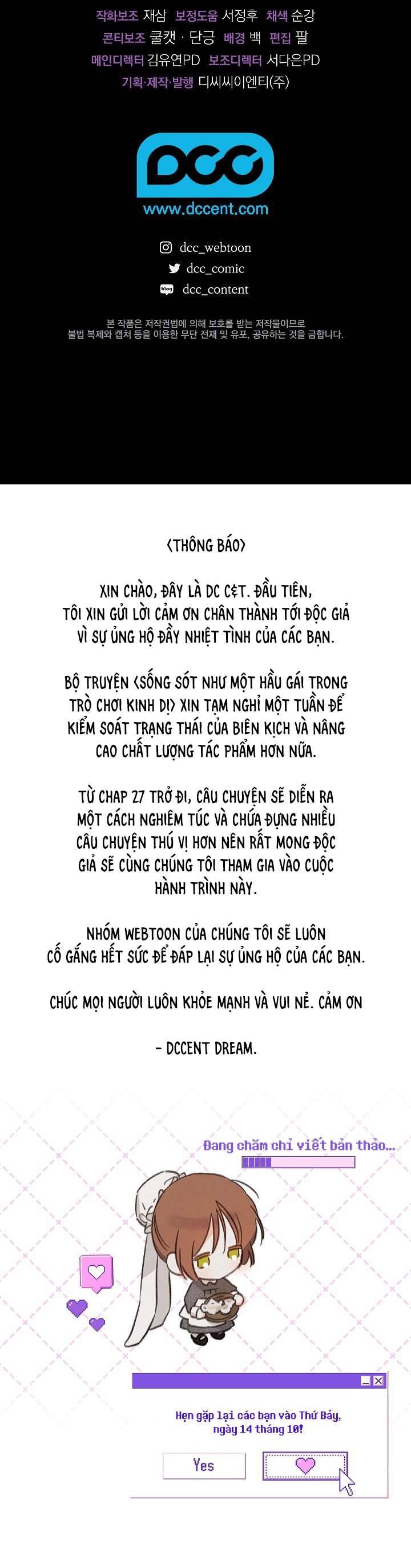 Sống Sót Như Hầu Gái Trong Trò Chơi Kinh Dị Chap 27 - Trang 2